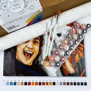 Paint by Numbers 35x50 - custom paint by numbers, paint by numbers kit, paint your photo, paint by numbers custom from your own phot, painting from photo Paint by Numbers 35x50 -  Pieces