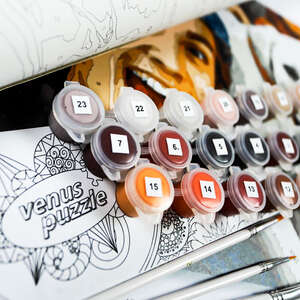 Paint by Numbers 50x50  - custom paint-by-numbers, paint-by-numbers kit, paint your photo, personalized paint-by-numbers, DIY paint-by-numbers, photo to paint kit, personalized art kit, custom painting kit, DIY photo painting, custom canvas painting kit, paint-by-numbers for adult Paint by Numbers 50x50  - 20 x 20 in