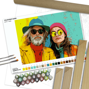 paint by numbers kit  - Custom paint-by-numbers kit, DIY painting kit, Personalized painting kit, Turn memories into art, Paint by numbers for adults, 50x35 cm paint kit, Acrylic paint kit, Paint by-numbers canvas, DIY home décor project, Artistic gift idea, Painting for beginne paint by numbers kit