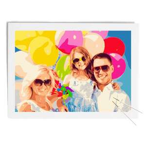 Paint by Numbers 35x50 - DIY FRAME  -  Pieces