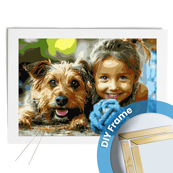 painting by numbers form photo - Custom paint-by-numbers kit, DIY painting kit, Personalized painting kit, Turn memories into art, Paint by numbers for adults, 50x35 cm paint kit, Acrylic paint kit, Paint by-numbers canvas, DIY home décor project, Artistic gift idea, Painting for beginne custom paint by numbers