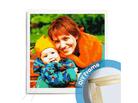paint by numbers diy frame 