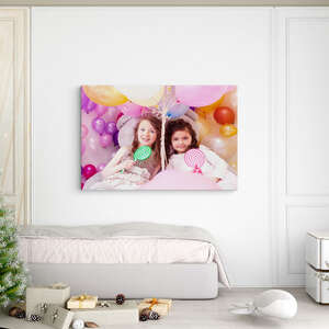 Custom canvas print made from photo
