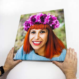 photo turned into canvas art